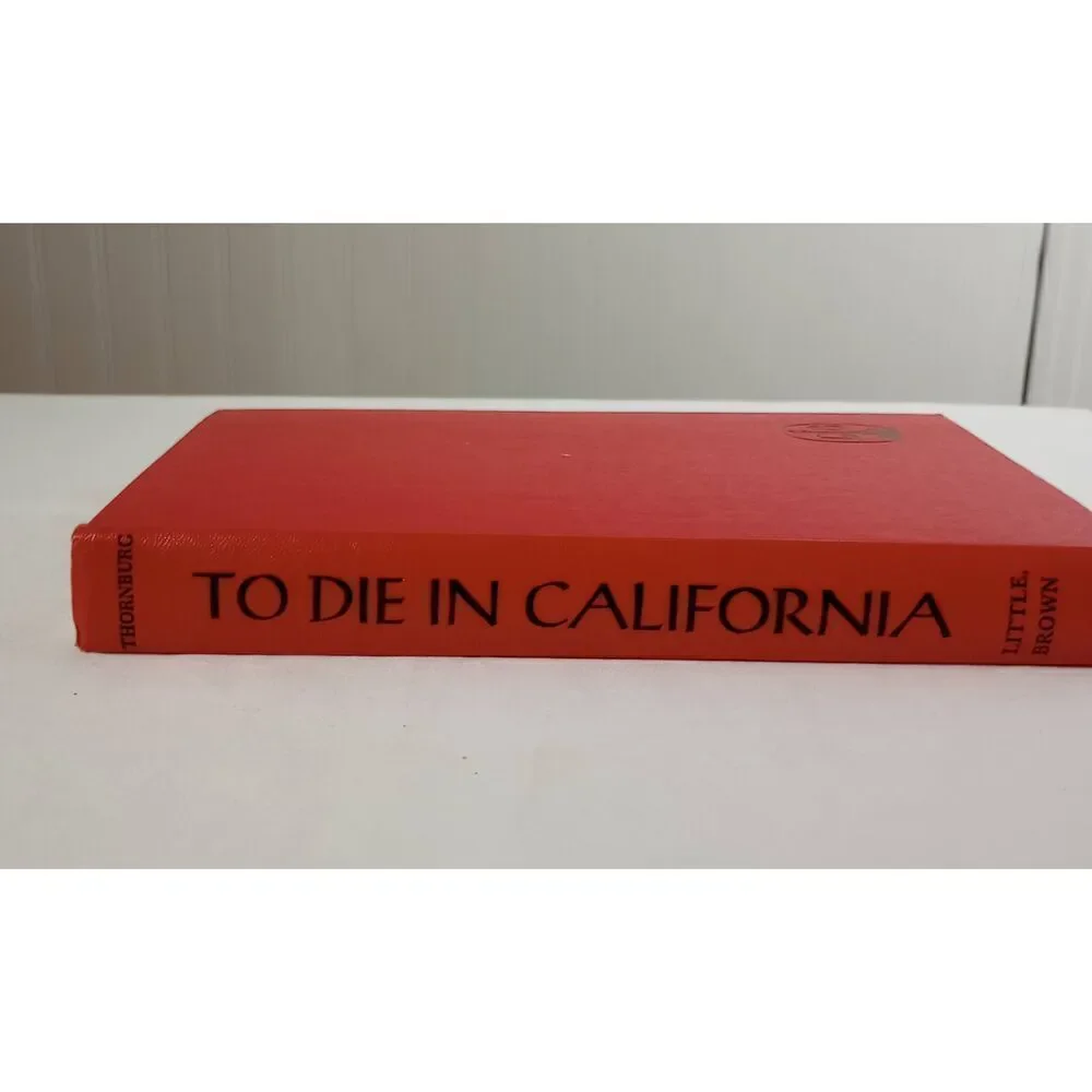 Vintage red book for reading, for decor, arts crafts 